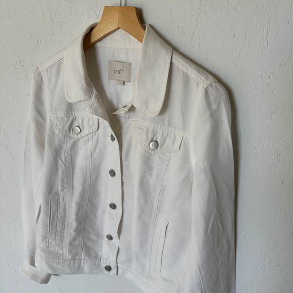 LOFT Linen Blend Jacket - Picture 2 of 7